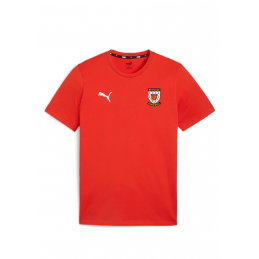 T-SHIRT COTON ROUGE